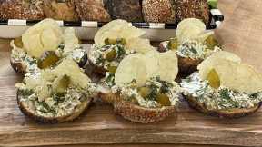 How To Make Dill Pickle Cream Cheese Bagels | Rachael Ray's Bagel Lab