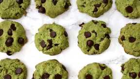 How To Make Gluten-Free Chocolate Chip Cookies With Almond Flour + Matcha