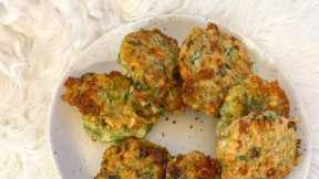 How to Make Spring Onion, Dill & Feta Fritters with Creamy Feta Sauce | The Kitchen Twins, Emily …