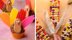Gobble up these fall cupcakes! 🦃🌽🍁