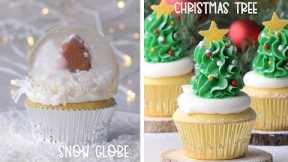 Have a holly jolly holiday with these cute and delicious Christmas cupcakes!