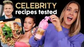 I Tried POPULAR CELEBRITY RECIPES... what's ACTUALLY worth making??