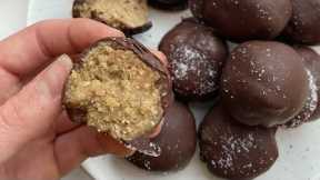 Healthy, No-Bake Snack! Vegan Cookie Dough Balls